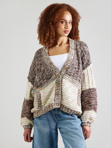 Free People Вязаная кофта 'ISABELLA' в Бежевый: спереди