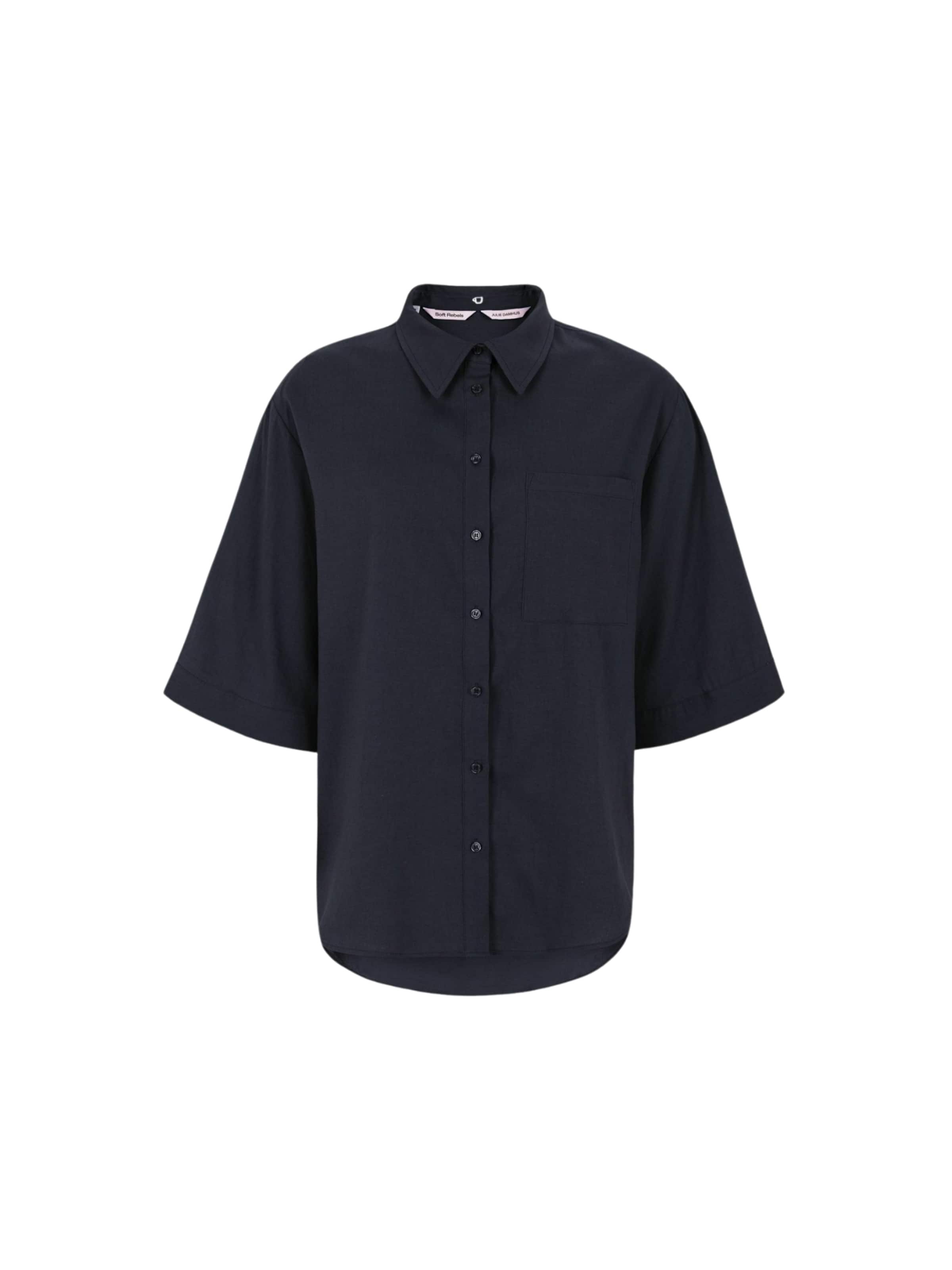 Soft Rebels Shirt ' SRYindi ' in Black: front