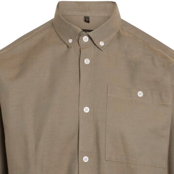 BRUUNS BAZAAR - Ajuste regular Camisa 'Cash Laurent' en verde