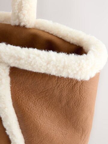 Next - Shopper en marrón