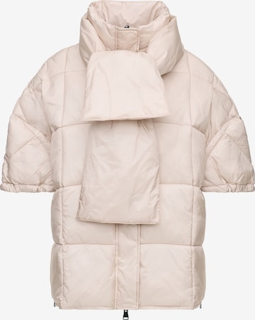 MANISA Between-Season Jacket 'Weste' in Beige: front