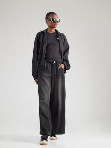 ADIDAS ORIGINALS Wide Leg Farkut 'Adicolor Adilenium' värissä musta