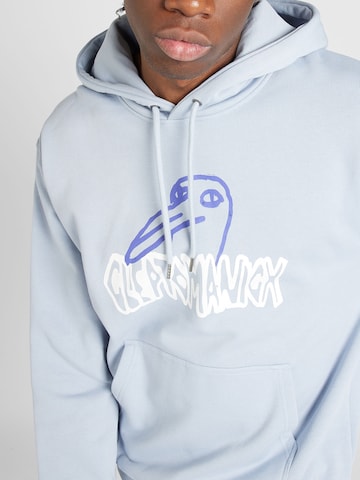 Cleptomanicx Sweatshirt 'Krooked Gulls' in Blue