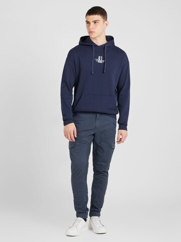 QS Sweatshirt in Blau