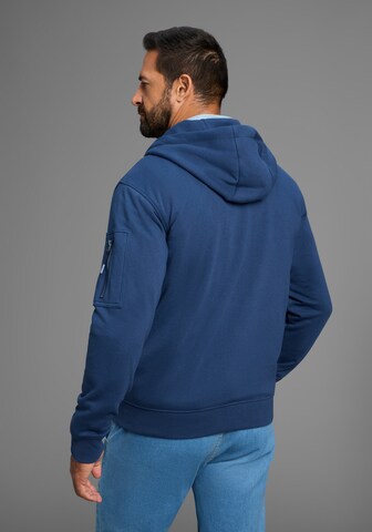 Man's World Sweatjacke in Blau