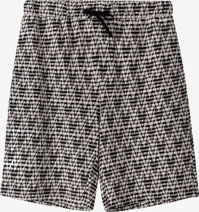 Bershka Shorts in schwarz / offwhite, Produktansicht