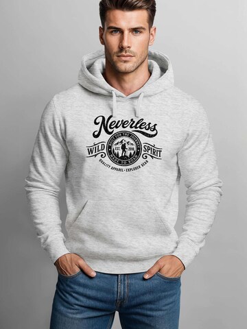 Neverless Sweatshirt 'Wild Spirit' in Grey