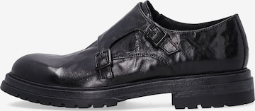 VENEZIA Slipper in Schwarz: Vorderseite