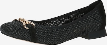 CAPRICE Ballet Flats in Black: front