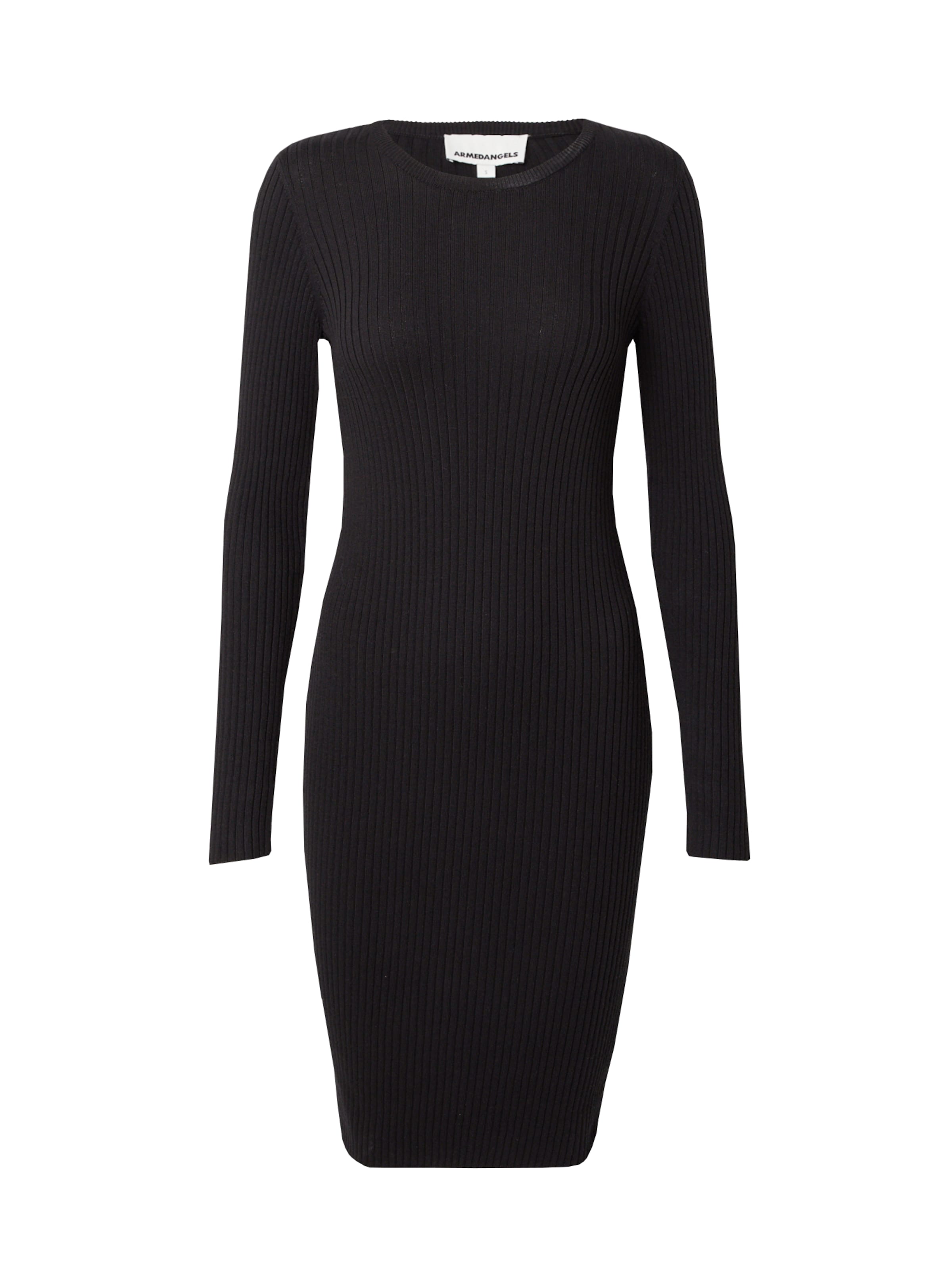 ARMEDANGELS Трикотажное платье 'LIA RN' в Черный: спереди