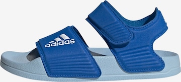 ADIDAS PERFORMANCE Strandschuh 'Adilette' in Blau: Vorderseite