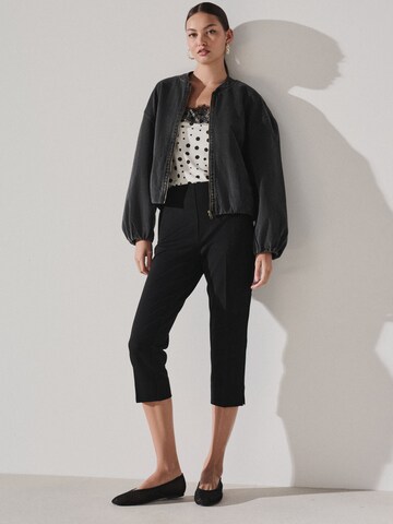 Next Slimfit Pantalon in Zwart