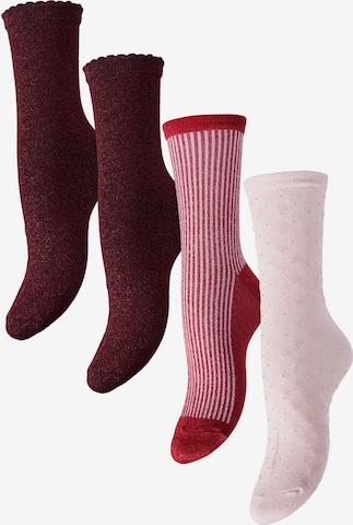 Chaussettes 'PCSEBBY' PIECES en mélange de couleurs : devant