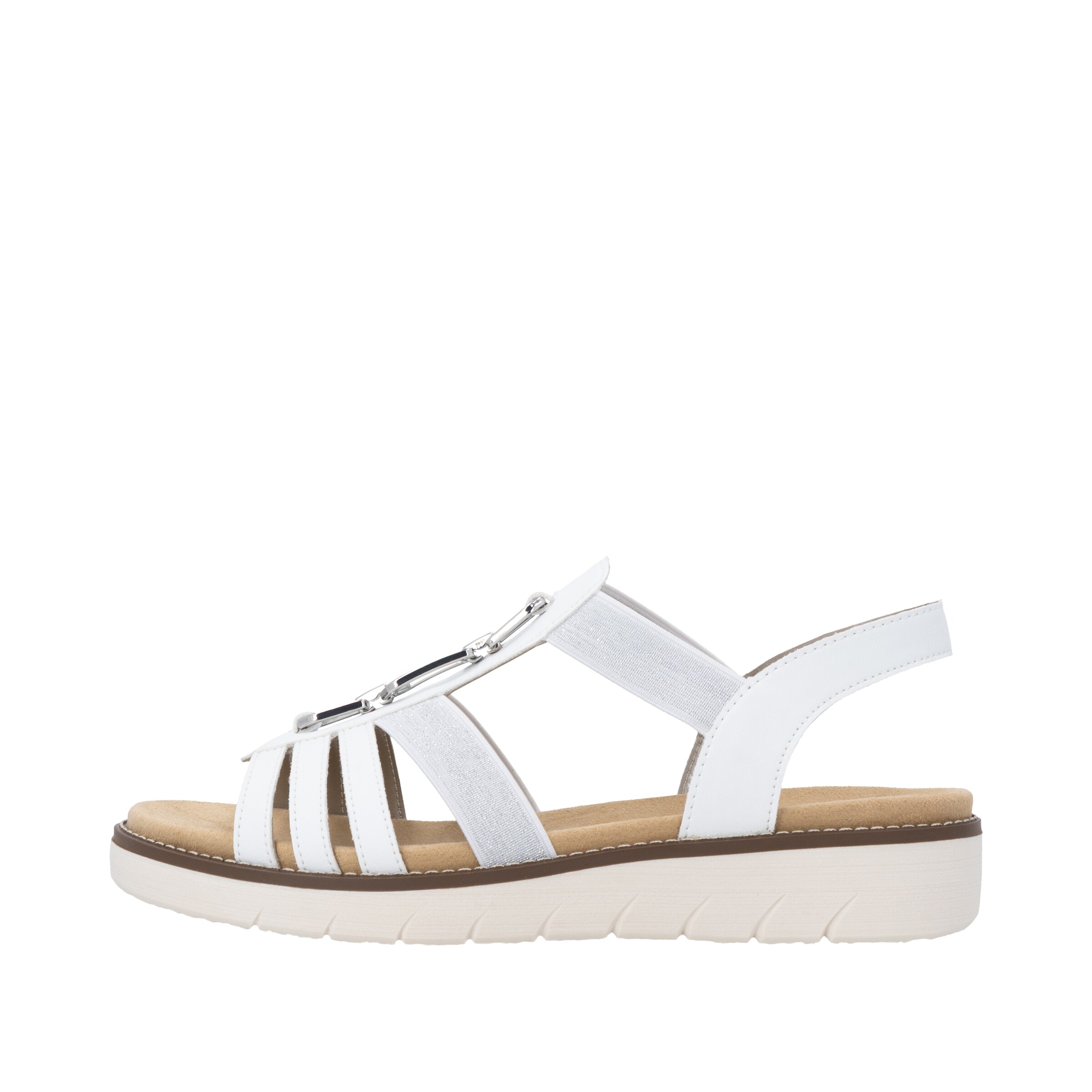 Sandalo con cinturino 'D2041' di REMONTE in bianco