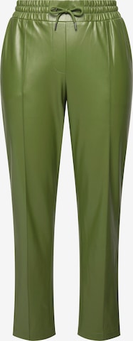 Ulla Popken Loose fit Trousers in Green: front