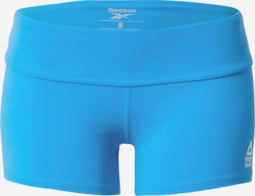 Reebok Skinny Sportshorts in Blau: predná strana