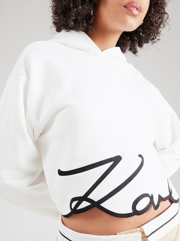 Karl Lagerfeld - Sudadera en blanco