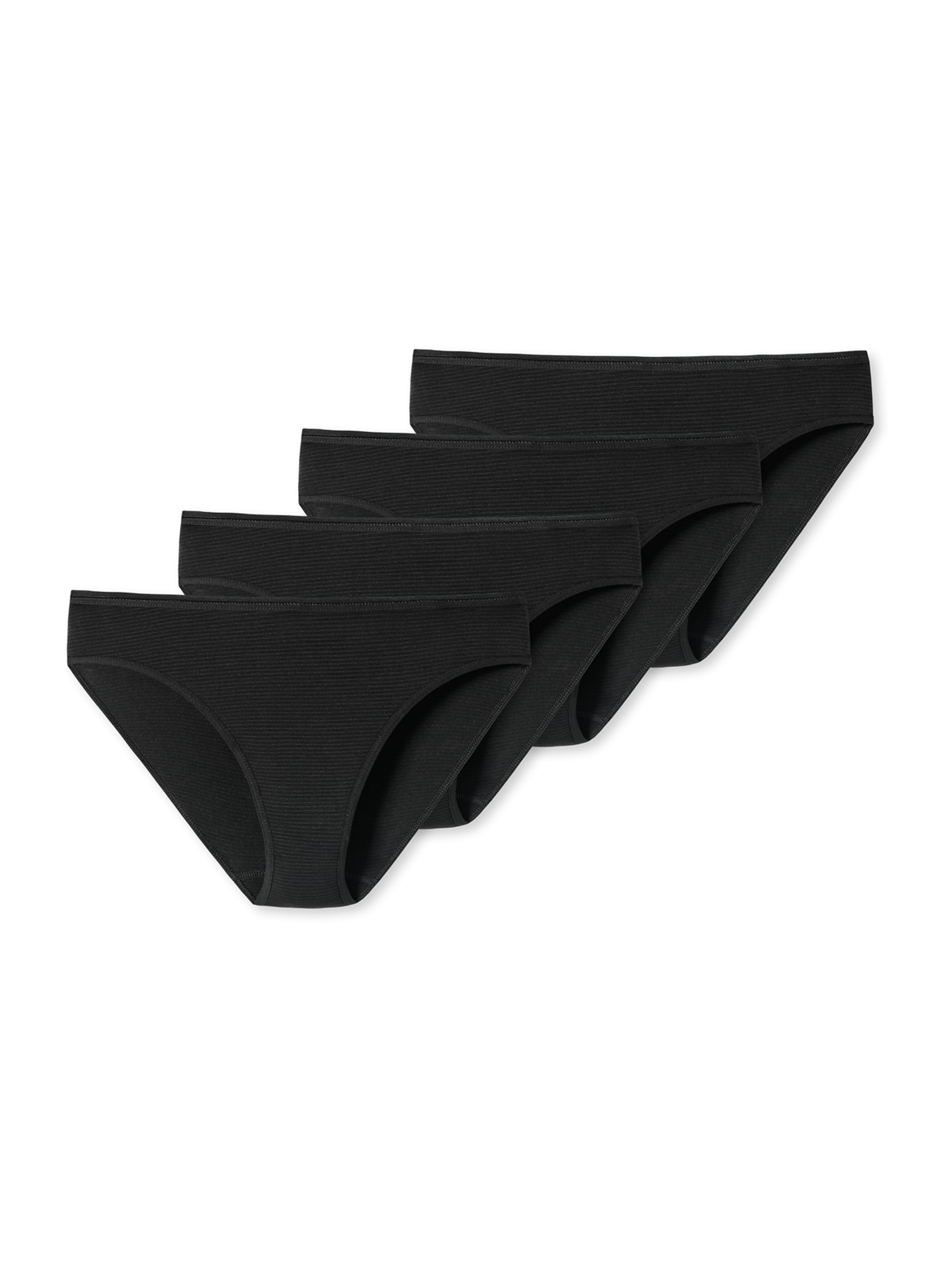 SCHIESSER - Braga ' Modal Essentials ' en negro: frente