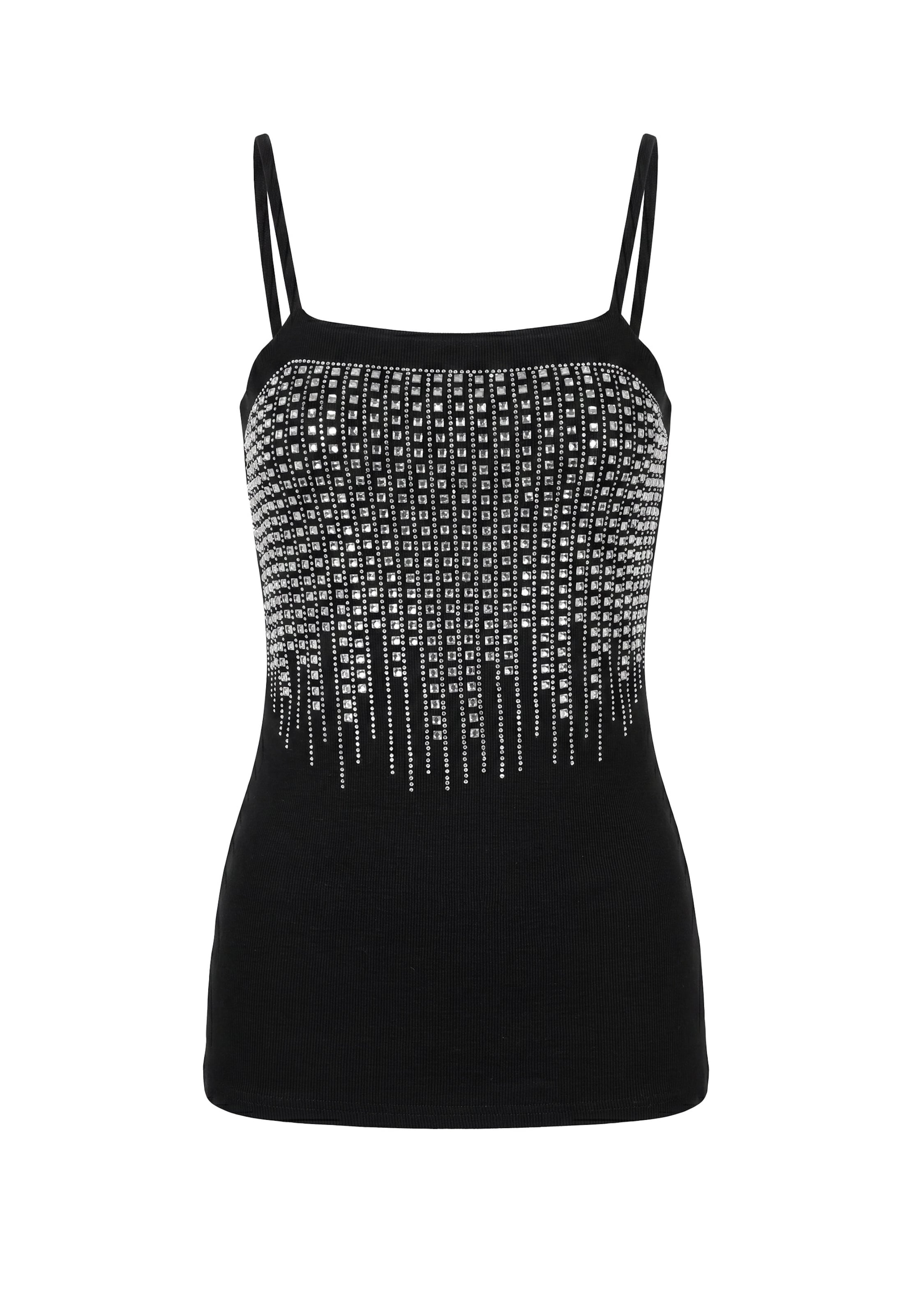 Haut usha BLACK LABEL en noir : devant