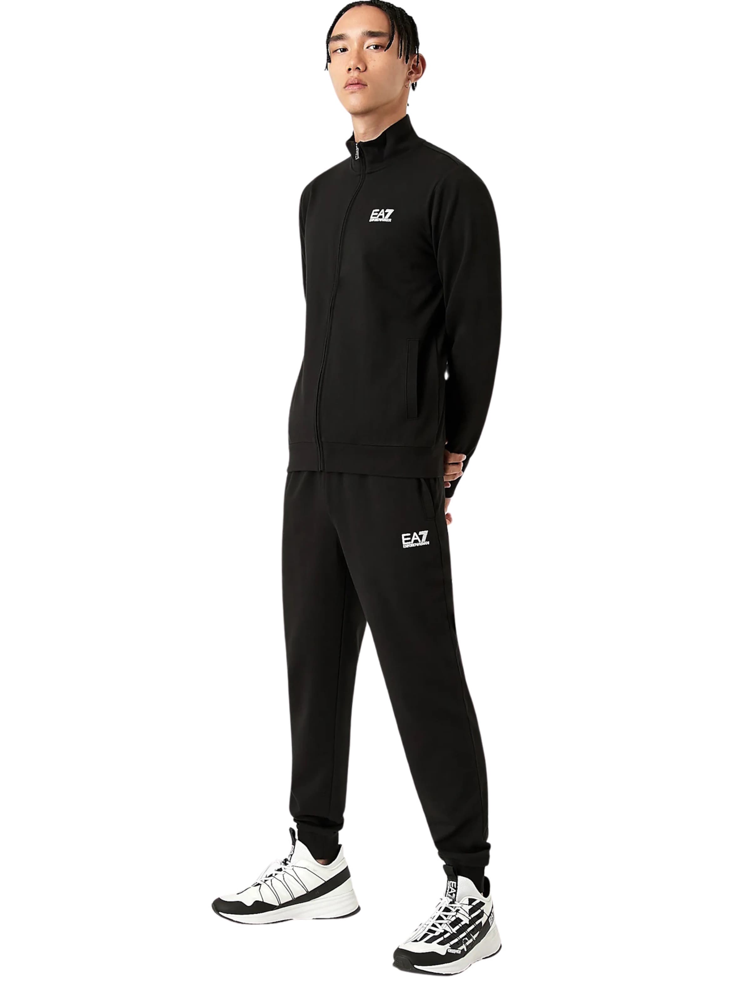 EA7 Emporio Armani Trenirka za tek | črna barva