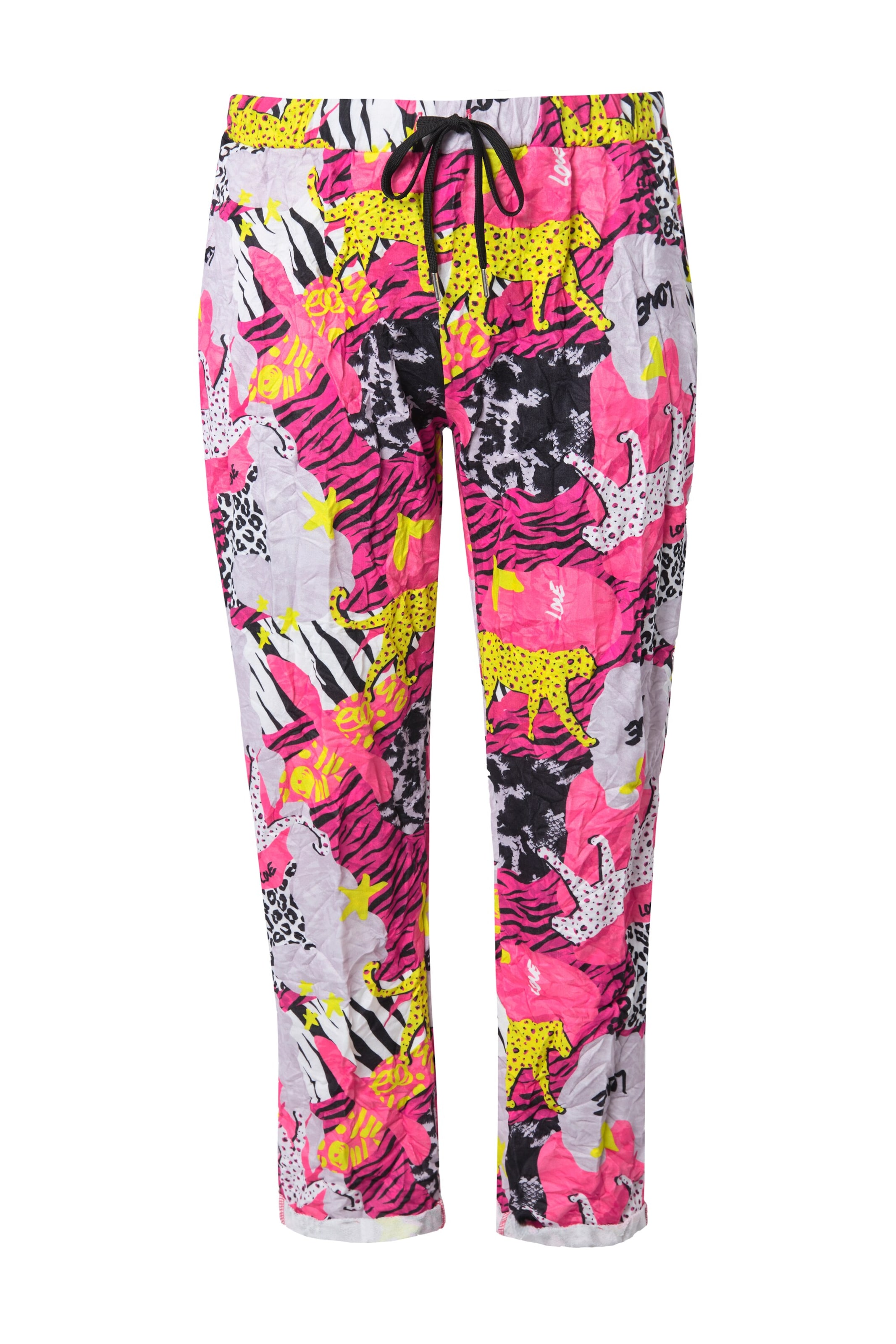 Angel of Style Loosefit Broek in Roze: voorkant