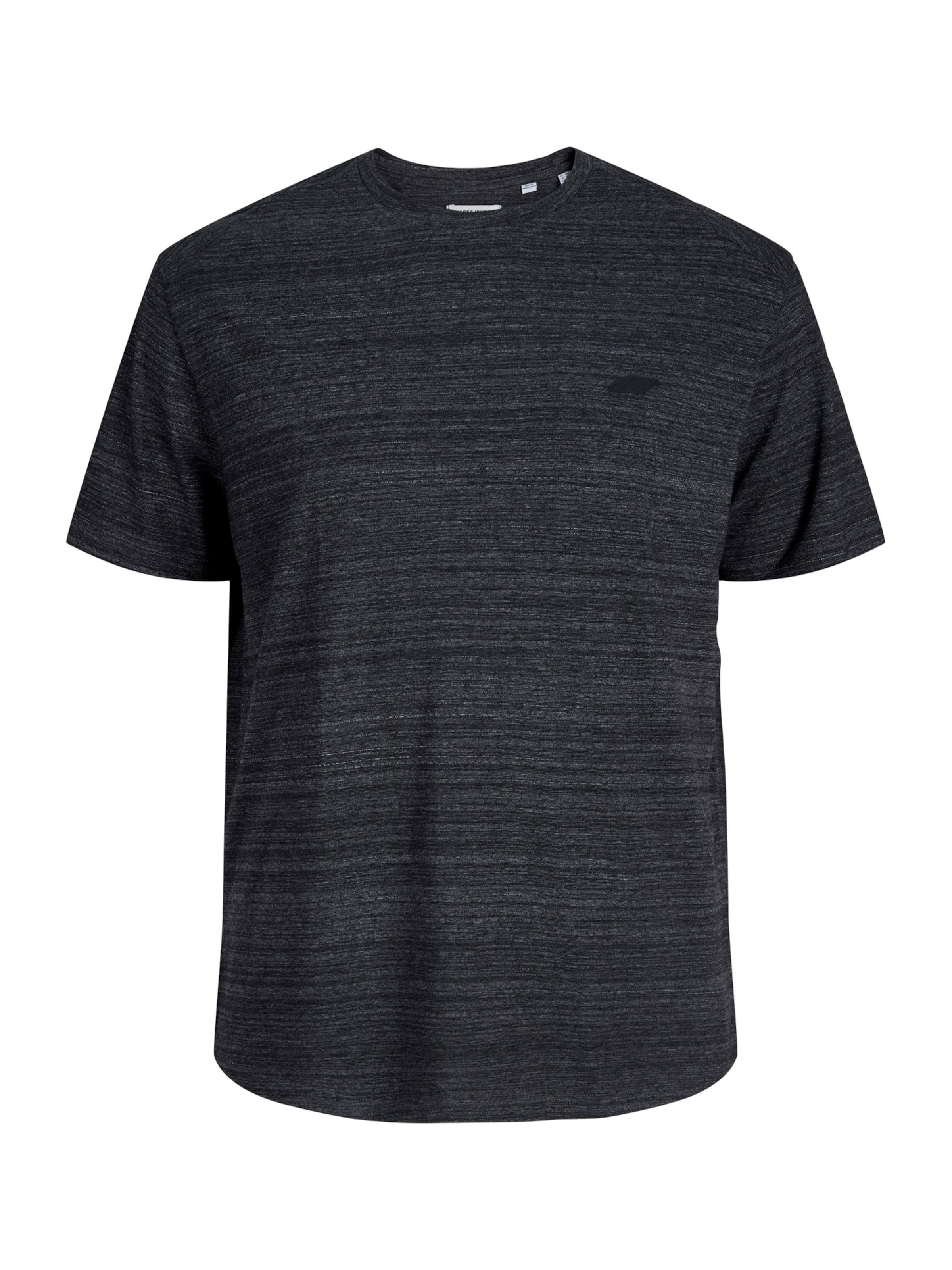 Jack & Jones Plus Tričko 'JCOPUFFER' - Čierna: predná strana