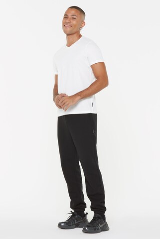 Harlem Soul T-Shirt V-Neck, 2er-Pack in Weiß