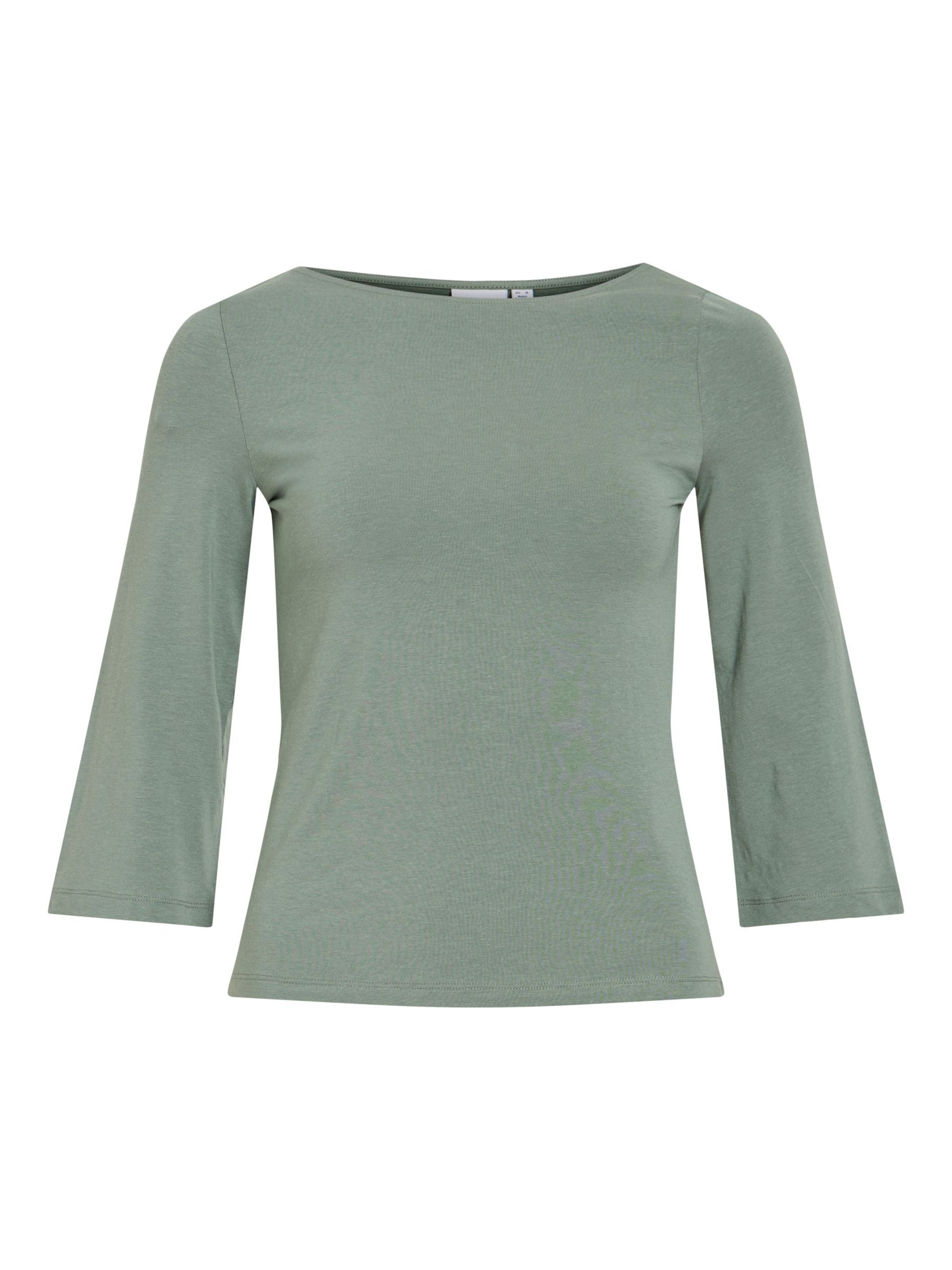 T-shirt 'VIEmilie' VILA en vert : devant