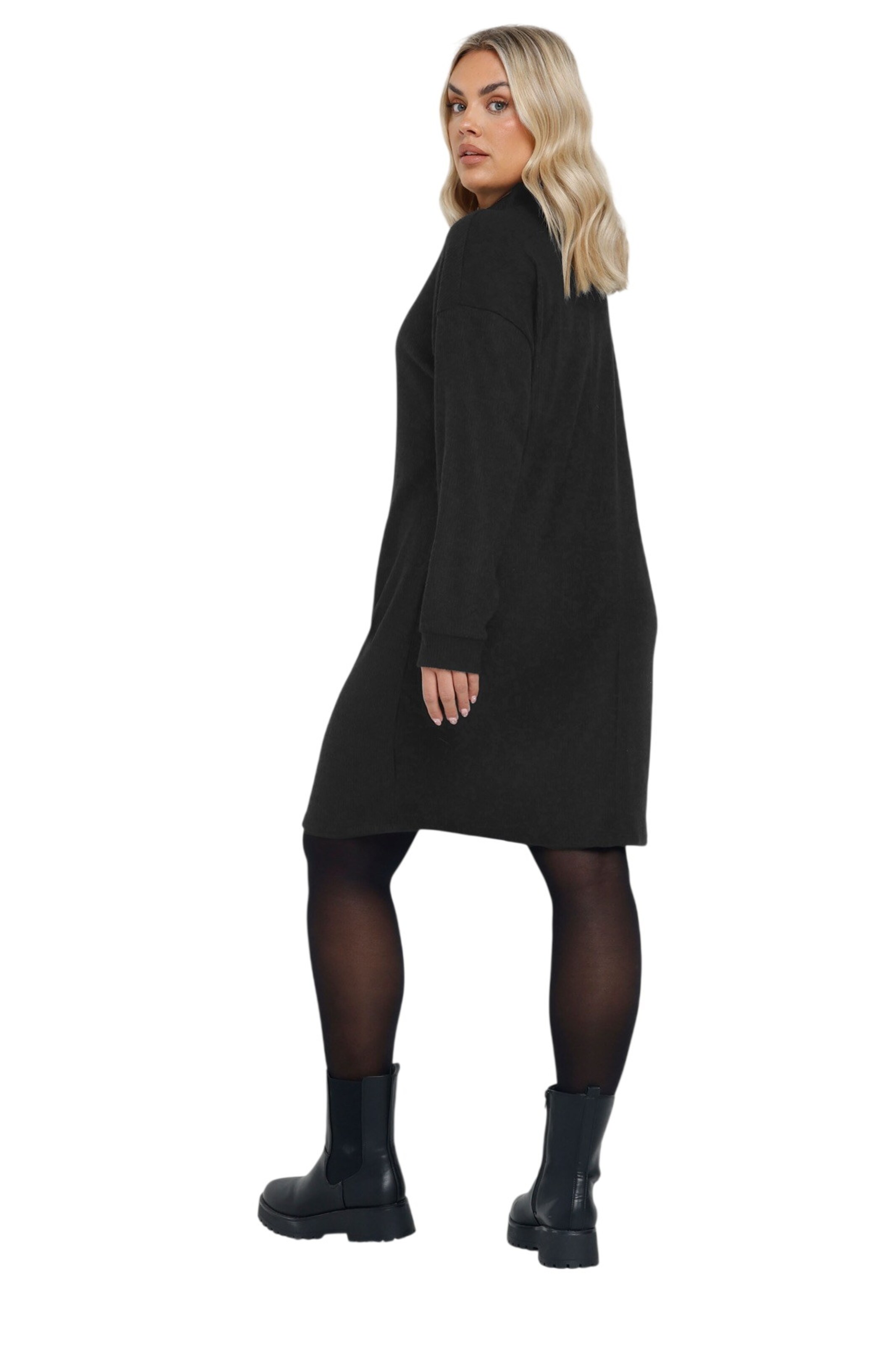 Robes en maille Stil Diva en noir