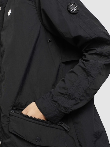 khujo Ανοιξιάτικο και φθινοπωρινό παλτό 'GAMES' σε μαύρο