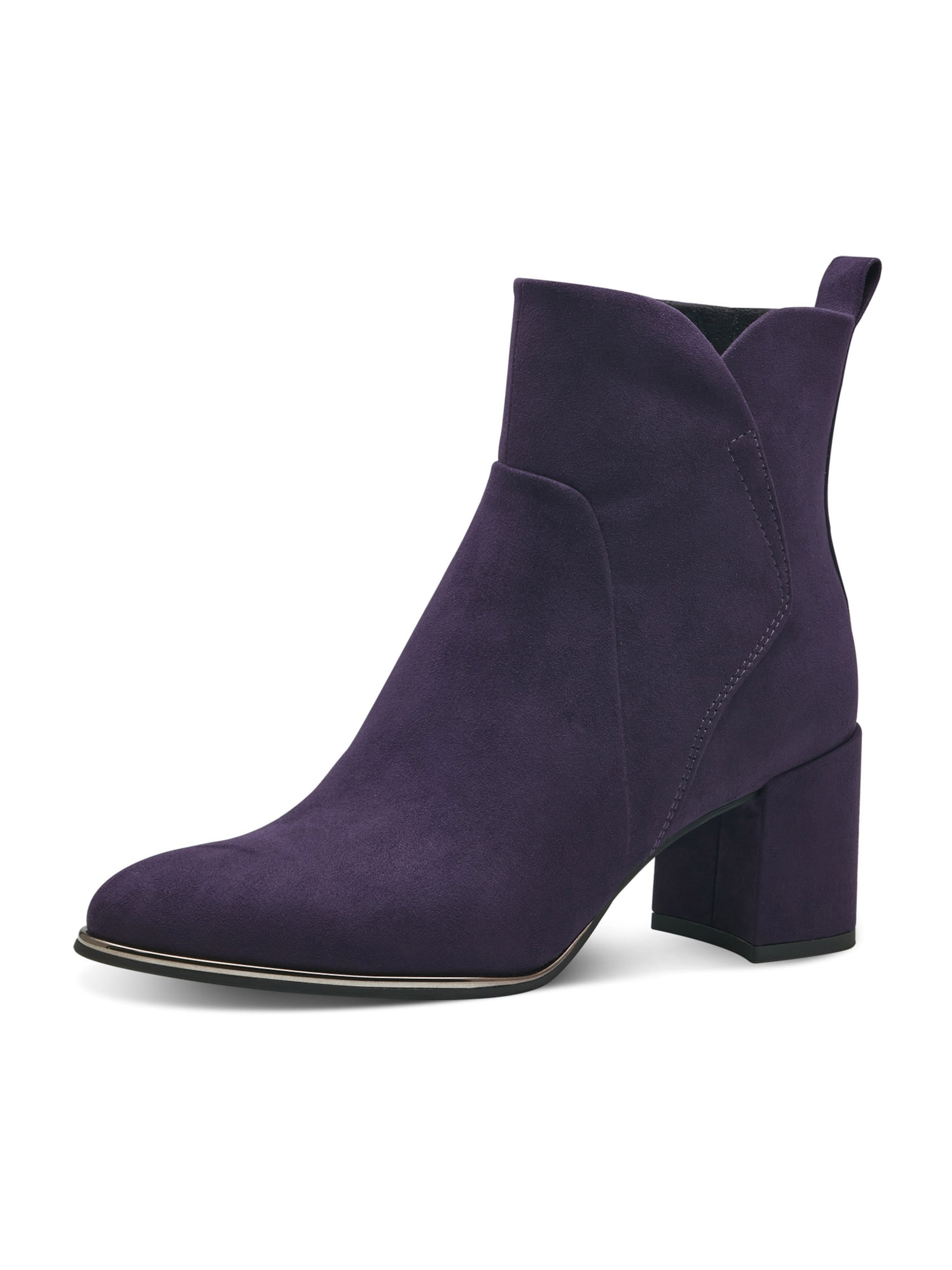 Dark purple ankle boots on sale