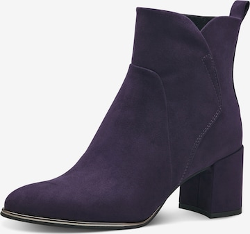 MARCO TOZZI Ankle Boots in Purple: front