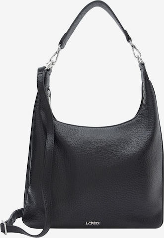 L.CREDI Shoulder Bag 'Parmida' in Black: front