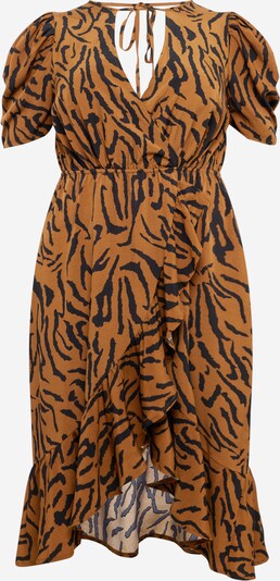 Nasty Gal Plus Kleid 'Easy' in karamell / schwarz, Produktansicht