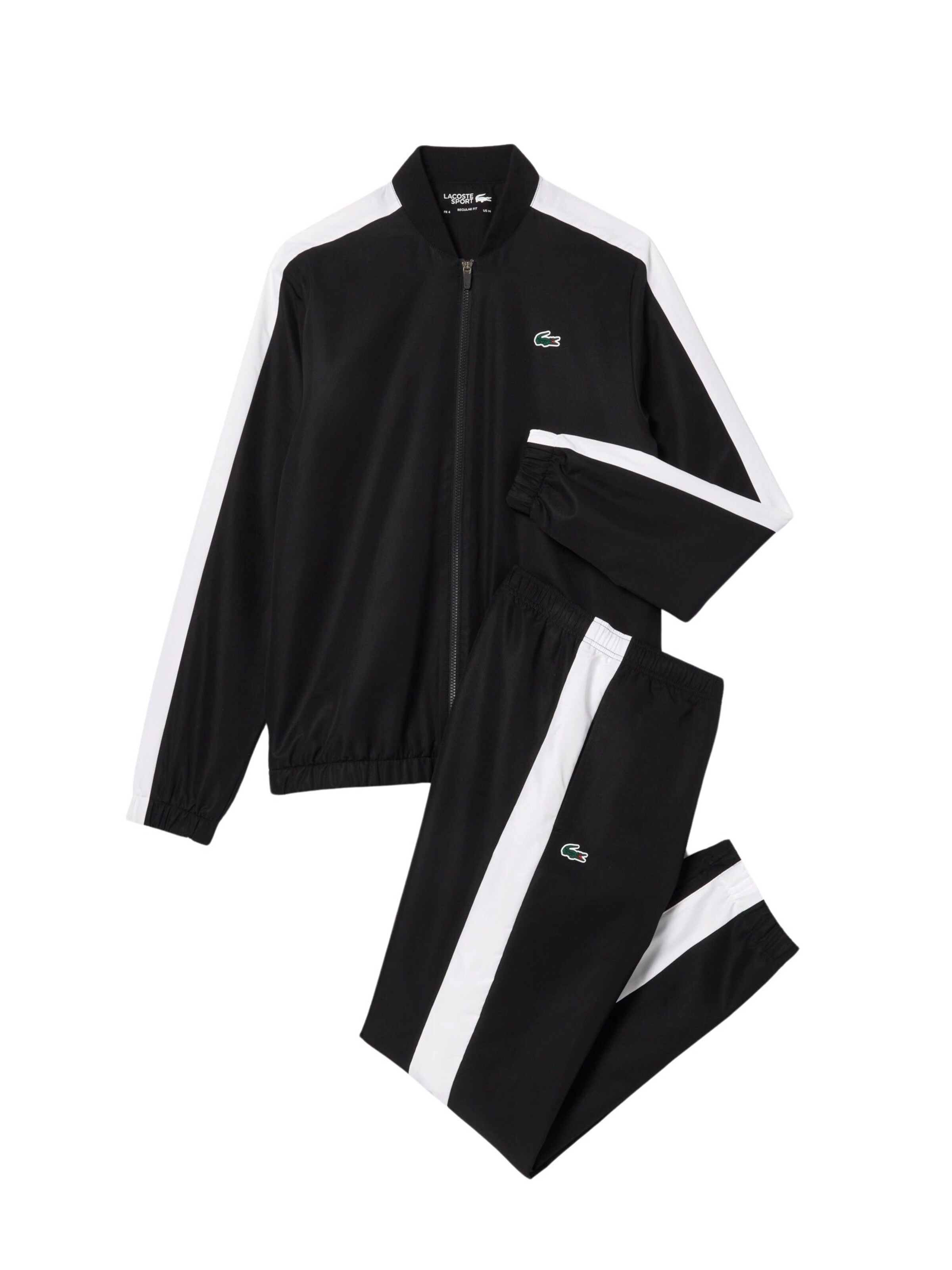 LACOSTE Костюм для бега в Черный: спереди