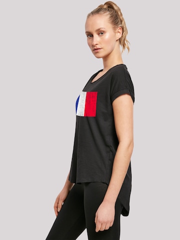 T-shirt 'France Frankreich Flagge' F4NT4STIC en noir