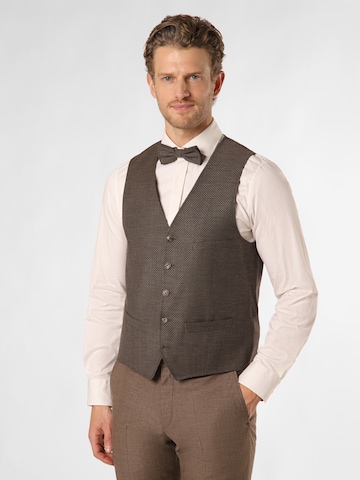 ROY ROBSON Suit Vest in Brown: front