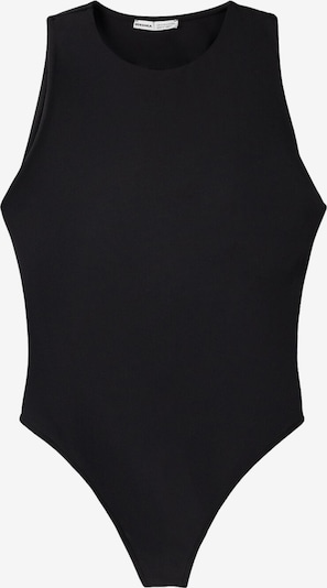 Bershka Shirtbody in schwarz, Produktansicht