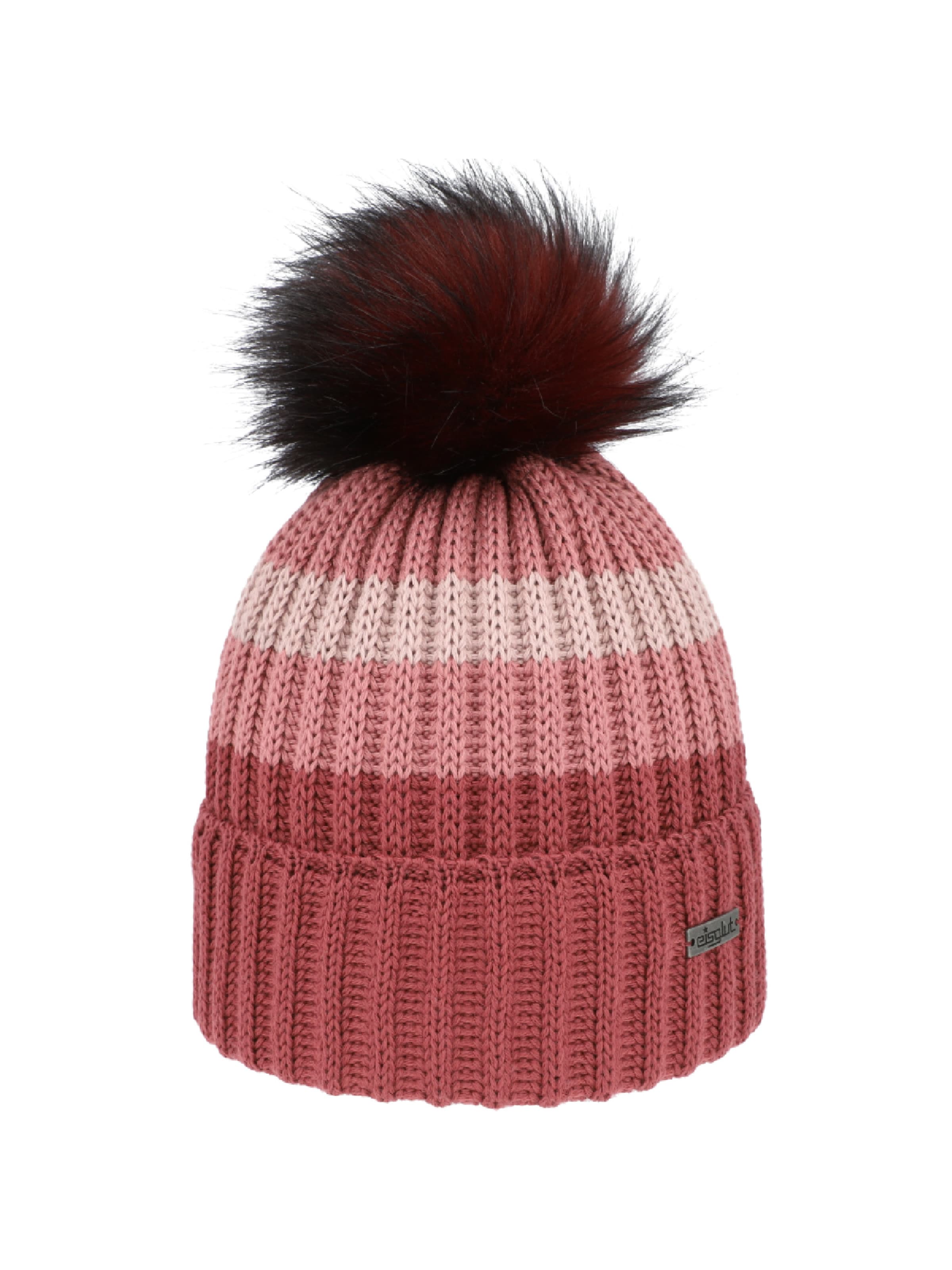 Eisglut Mössa ' Haileyl Merino' i rosa: framsida