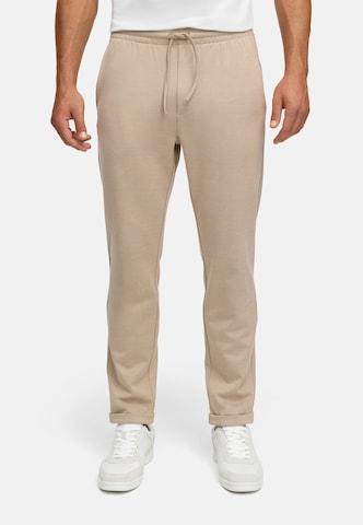 Regular Pantalon chino 'Tovey' INDICODE JEANS en beige : devant