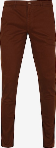 Suitable Chino trousers 'Plato' in Brown: front