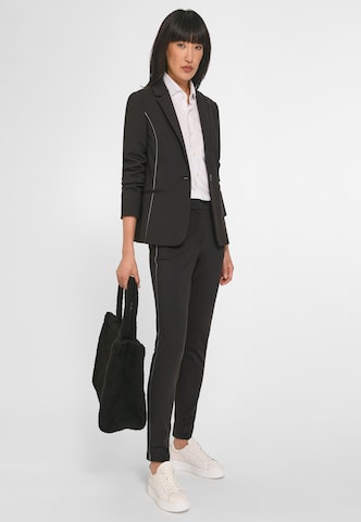 Coupe slim Pantalon 'Lea' Basler en noir