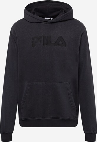 FILA Sweatshirt 'Bischkek' in Zwart: voorkant