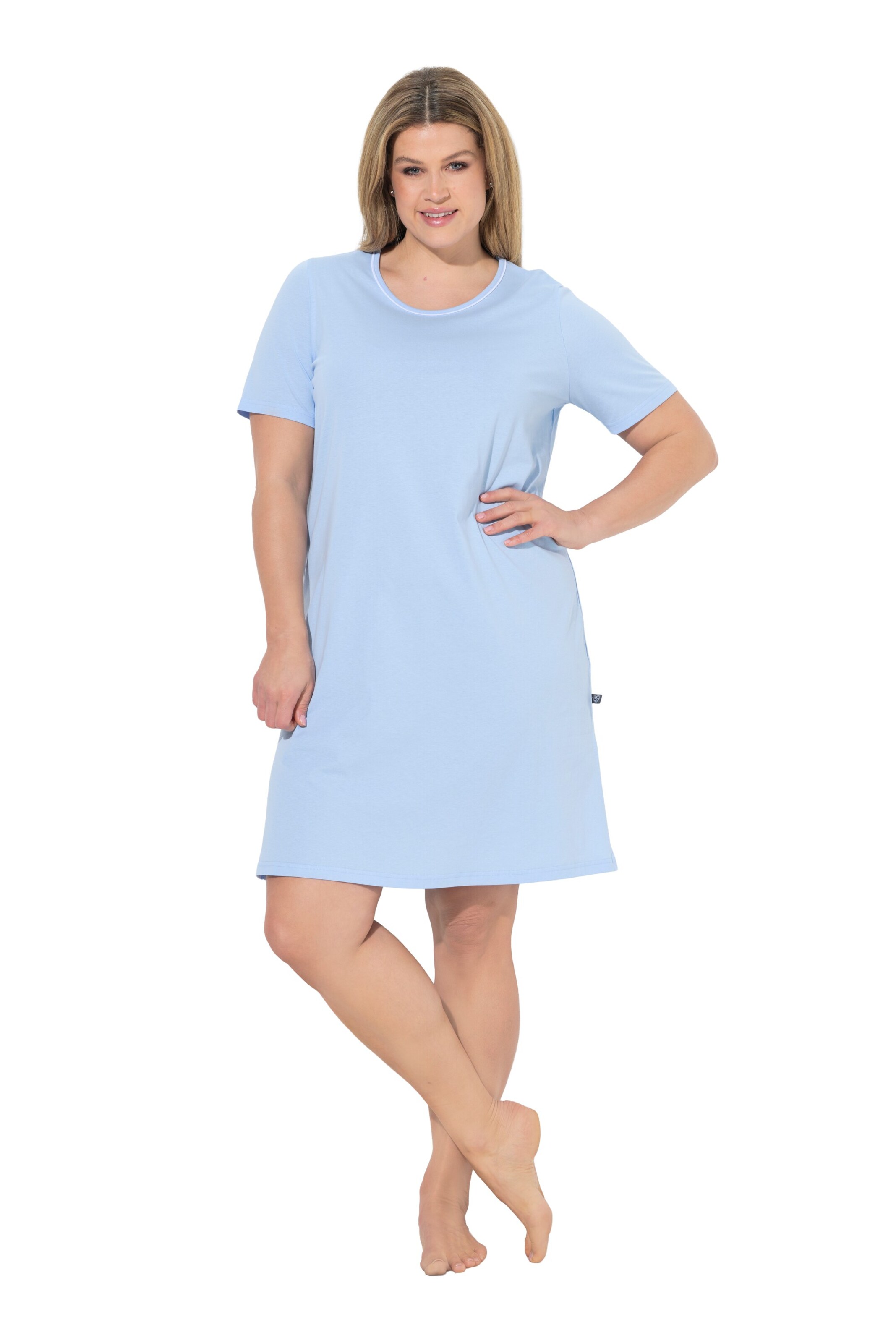 Ulla Popken Nightgown in Blue: front