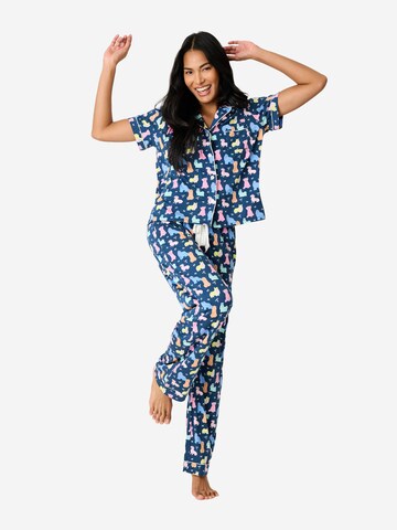 PJ Salvage Pajama ' Whimsy Sets ' in Blue