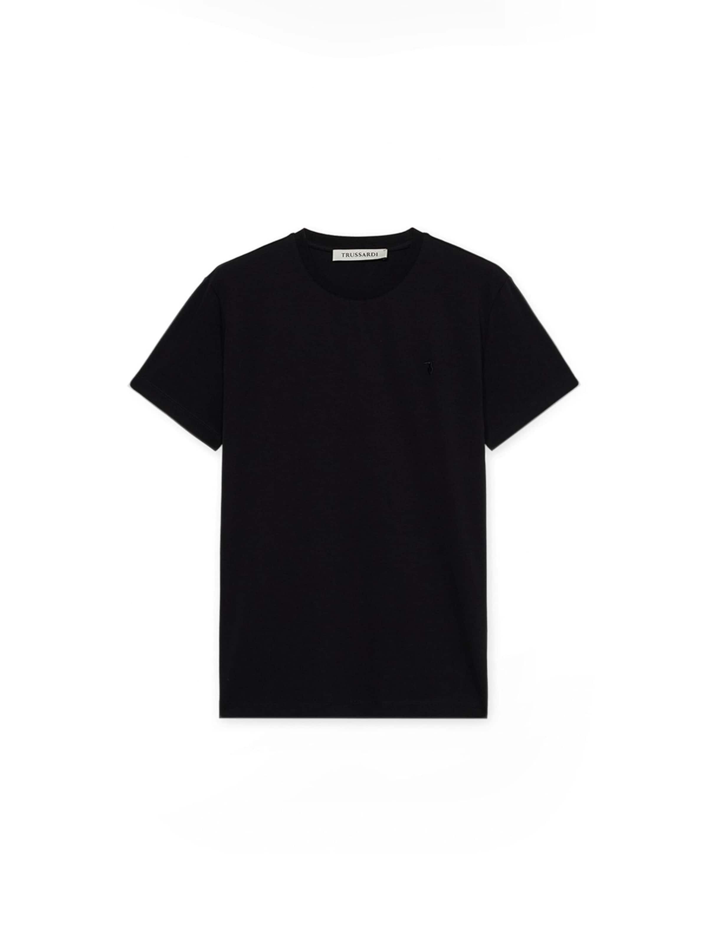 Maglietta di Trussardi in nero: frontale