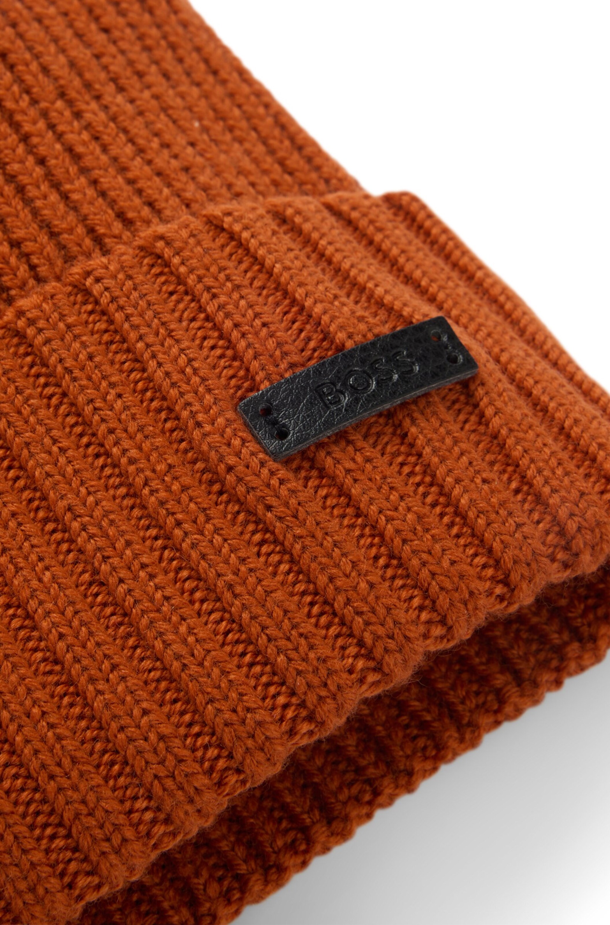 BOSS Beanie in Orange