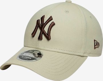 NEW ERA Lippalakki '9FORTY MLB New York Yankees' värissä beige: etupuoli