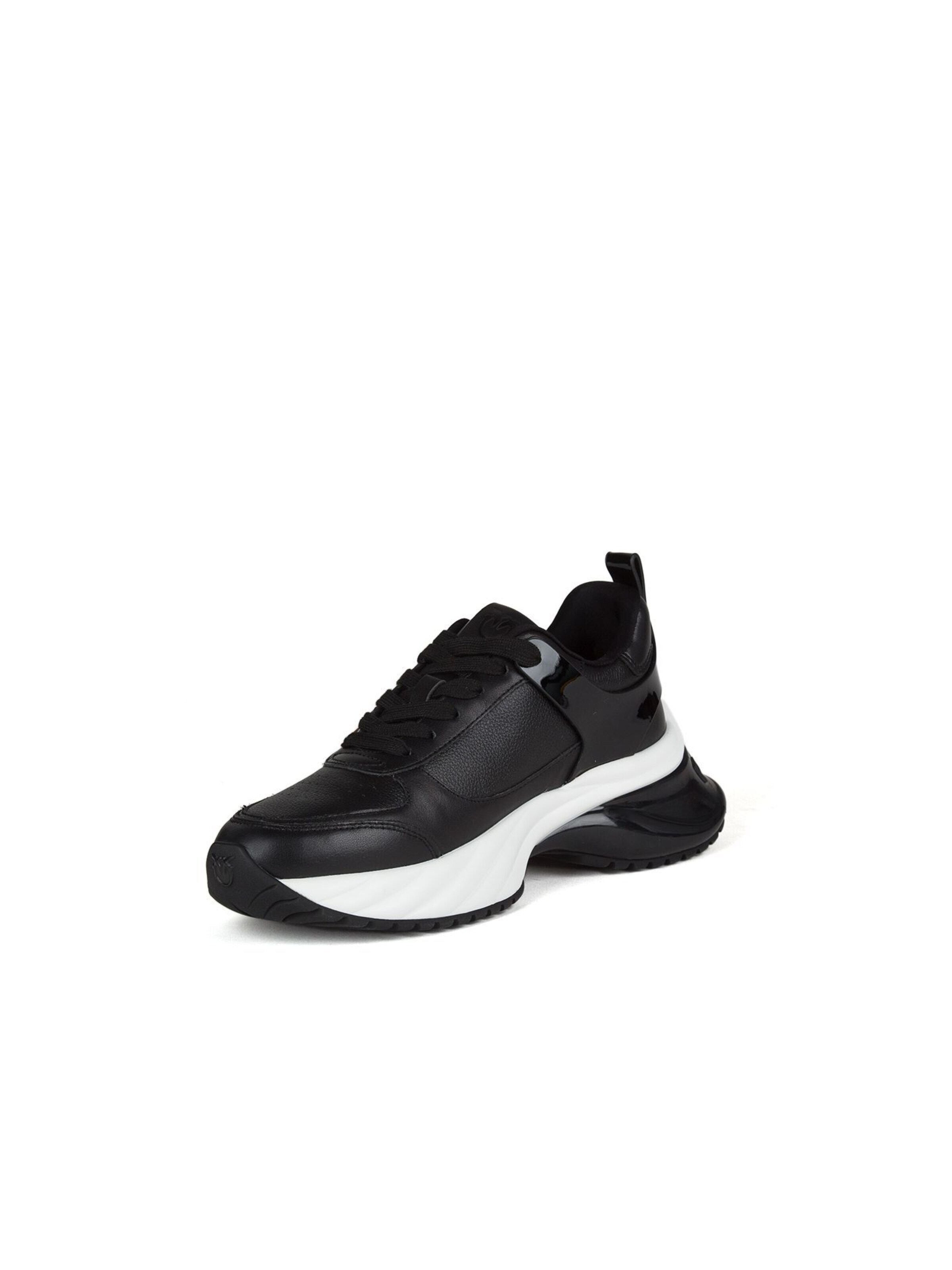 PINKO Låg sneaker 'ARIEL 02 - TUMBLED SS0027P025' i svart