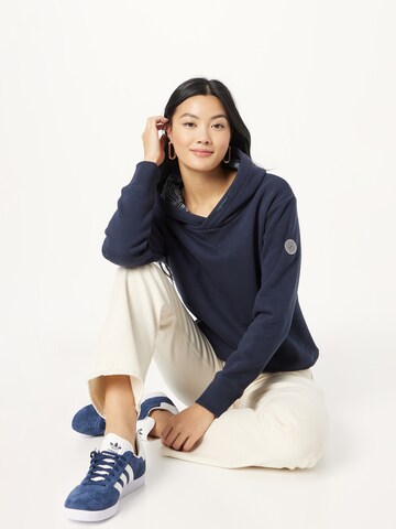 Ragwear Sweatshirt 'ARIMEY REMAKE' in Blau